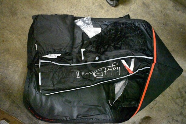 5 Various Items Including SereneLife SLISAU40BK Compact Portable Steam Sauna, Otto Grill, 2 Aputure Bags, Round Skillet. 5 Times Your Bid!  - Image 10 of 12