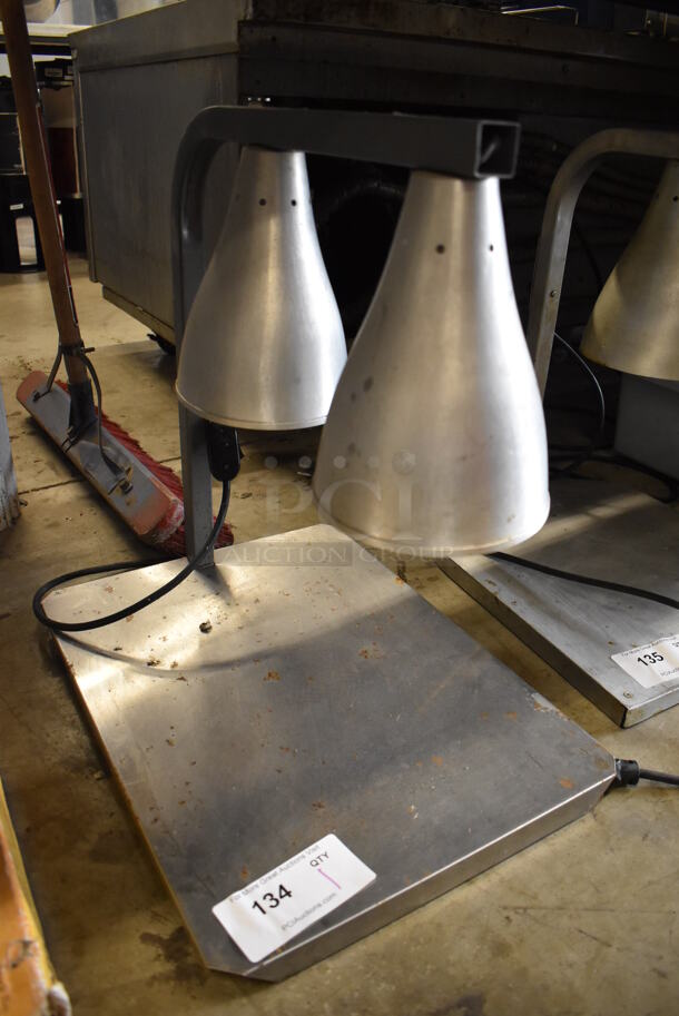 Eagle BW-2-120 Metal Commercial Countertop 2 Head Warming Lamp. 120 Volts, 1 Phase. 14.5x19x20 - Image 1 of 5