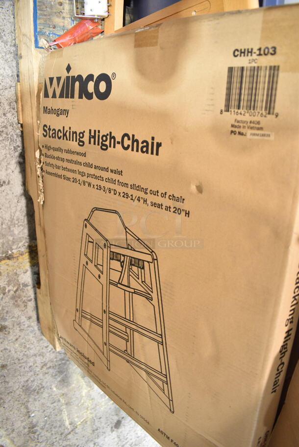 PALLET LOT of 18 BRAND NEW! Boxes Including Dishers, Winco High Chair, Aprons, Poly Condiment Bottles, Stainless Steel Drop In Bins, SCAL-9100 9" Dial Scale, AXSI-12, Winco Aluminum Steam Basket, Winco IB-55-LE Lid. 18 Times Your Bid! - Image 7 of 12