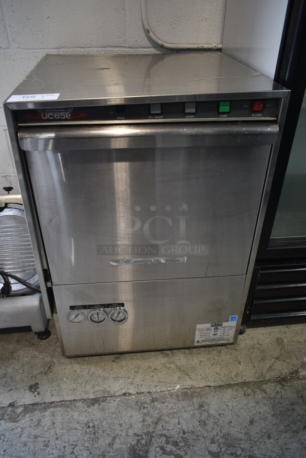 CMA UC65e ENERGY STAR Stainless Steel Commercial Undercounter Dishwasher. 115/208-230 Volts, 1 Phase. 
