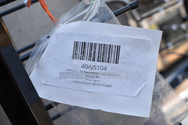 3 BRAND NEW SCRATCH AND DENT! Jack Stack 40AJS104 Black Metal Drying Racks on Commercial Casters. 3 Times  Your Bid! - Image 9 of 9