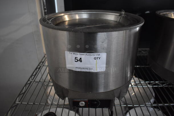 Vollrath Cayenne HS-11 Stainless Steel Commercial Countertop Soup Kettle Food Warmer w/ Lid. Does Not Have Drop In. 120 Volts, 1 Phase. Tested and Working! - Image 1 of 6