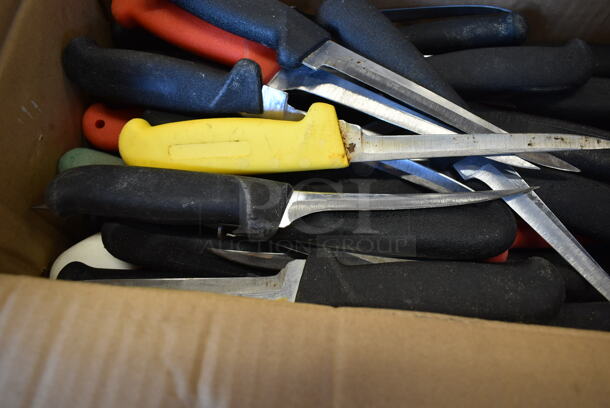 70 SHARPENED Stainless Steel Knives Including Fillet Knives. 70 Times Your Bid! - Image 4 of 4