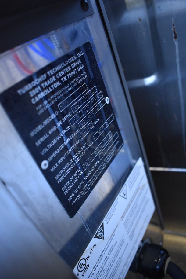 2019 Turbochef NGO Metal Commercial Countertop Electric Powered Rapid Cook Oven. 208/240 Volts, 1 Phase. 16x28x25 - Image 6 of 6