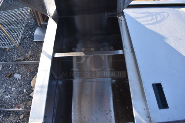 BRAND NEW IN CRATE! Advance Tabco Stainless Steel Commercial 2 Door Cabinet. 36x32x34 - Image 3 of 3