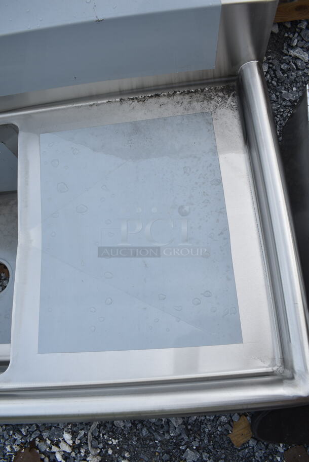 BRAND NEW SCRATCH AND DENT! Regency 600S31818218 Stainless Steel 3 Bay Sink w/ Dual Drain Boards. No Legs. - Image 4 of 9