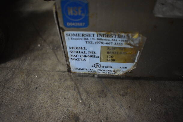 Somerset Model SDF-24 Metal Commercial Countertop Dough Press. 120 Volts, 1 Phase. 19x32x21. Tested and Does Not Power On - Image 7 of 7