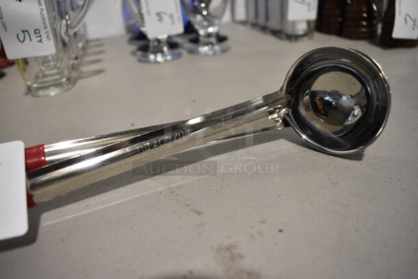 2 Stainless Steel 2 oz Ladles. 12". 2 Times Your Bid! - Image 2 of 2