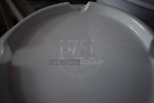 ALL ONE MONEY! Lot of Contents of Shelving Unit Including Stainless Steel Drop In Bins, Bowls, Plates, Bus Bins and Muffin Baking Pans. Does Not Include Shelving Unit.  - Image 11 of 12