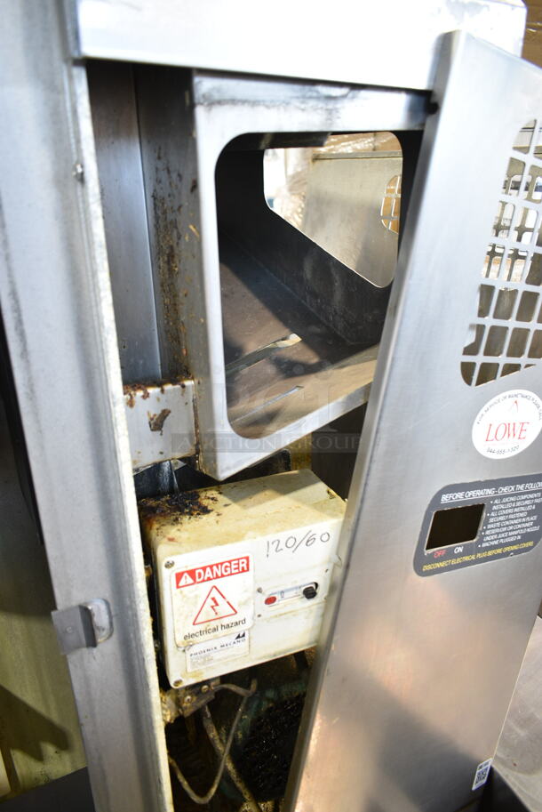 Fresh N Squeeze POS-1 Stainless Steel Commercial Floor Style Automatic Citrus Juicer on Commercial Casters. 120 Volts, 1 Phase. Tested and Working! - Image 8 of 9