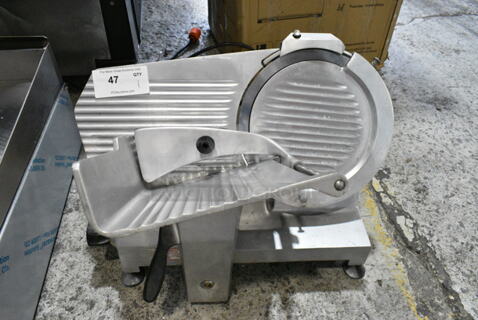 Sirman GEMMA 300 Stainless Steel Commercial Countertop Meat Slicer. 120 Volts, 1 Phase. Tested and Does Not Power On