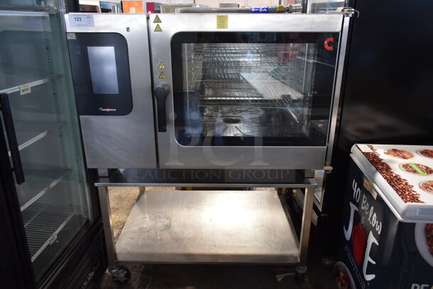 Convotherm  C4eT 6.20 GS Stainless Steel Commercial Natural Gas Powered Combi Convection Oven w/ View Through Door and Metal Oven Racks. 68,200 BTU. - Image 1 of 9