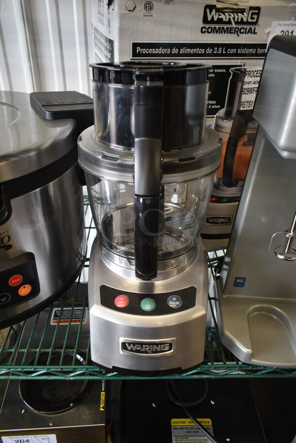 BRAND NEW SCRATCH AND DENT! Waring WFP16SCND Metal Countertop Food Processor. 120 Volts, 1 Phase. Tested and Working! - Image 2 of 7