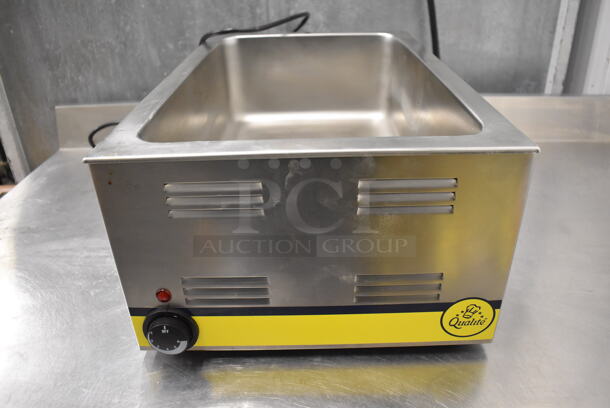 2020 Qualite RDFW-1200NP Stainless Steel Commercial Countertop Food Warmer. 120 Volts, 1 Phase. 14.5x23x9. Tested and Working!