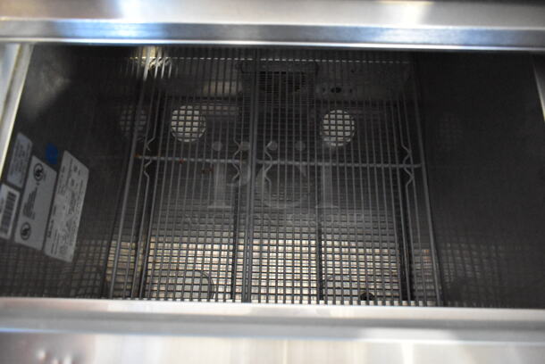 Perlick 8340UL Stainless Steel Commercial Back Bar Bottle Cooler w/ Sliding Lid on Commercial Casters. 115 Volts, 1 Phase. Tested and Powers On But Does Not Get Cold - Image 5 of 6