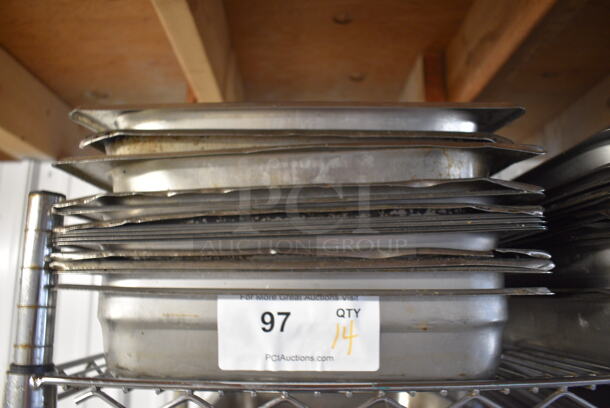 14 Stainless Steel Full Size Drop In Bins. 1/1x2. 14 Times Your Bid! - Image 4 of 4