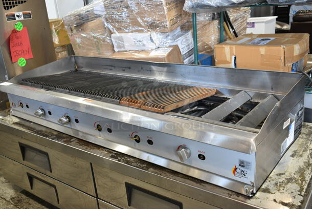 BRAND NEW SCRATCH AND DENT! 2023 Cooking Performance Group CPG 351CRCPG72NL Stainless Steel Commercial Countertop 72" Gas Radiant Charbroiler. Missing Grates. 240,000 BTU - Image 2 of 8