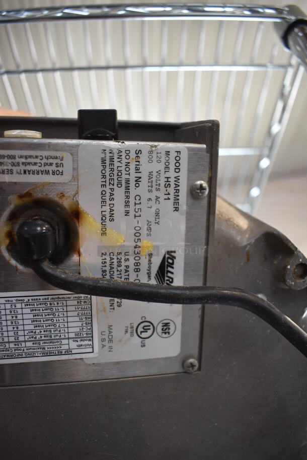 Vollrath Cayenne HS-11 Stainless Steel Commercial Countertop Soup Kettle Food Warmer w/ Lid. Does Not Have Drop In. 120 Volts, 1 Phase. Tested and Working! - Image 6 of 6