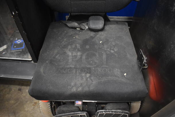 Permobil Metal Floor Style Electric Powered Chair. 24x22x47 - Image 5 of 7