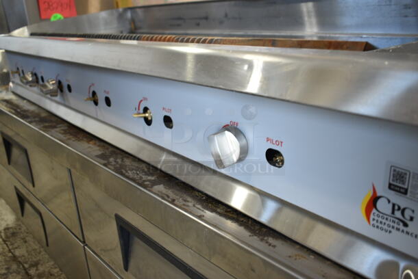 BRAND NEW SCRATCH AND DENT! 2023 Cooking Performance Group CPG 351CRCPG72NL Stainless Steel Commercial Countertop 72" Gas Radiant Charbroiler. Missing Grates. 240,000 BTU - Image 4 of 8