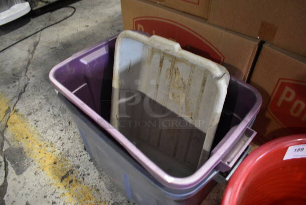 ALL ONE MONEY! Lot of 4 Poly Bins!  - Image 3 of 4