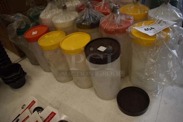 ALL ONE MONEY! Lot of 21 Various Poly Containers. Includes 3.75x3.75x7 - Image 4 of 4