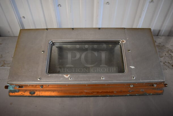 Auntie Anne's Stainless Steel Pizza Oven Door. 23x4x11 - Image 5 of 5