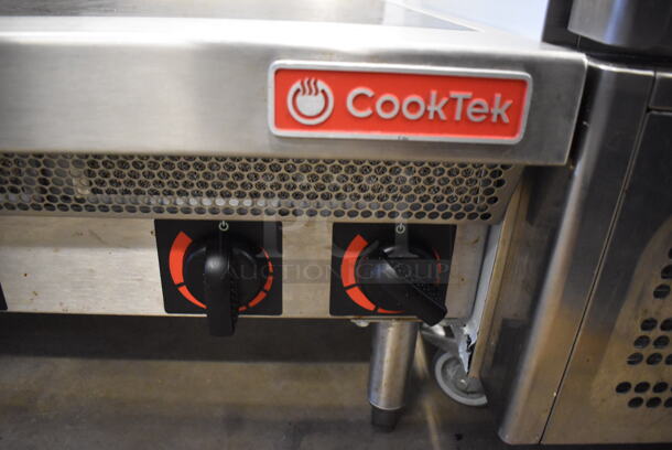 2020 CookTek MC17004-200 Stainless Steel Commercial Countertop Electric Powered 4 Burner Range. 208 Volts. 25x31x17 - Image 4 of 7