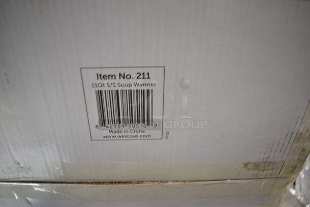 2 BRAND NEW! Items; Winco SST-24 Stock Pot and Winco 211 Soup Warmer. 2 Times Your Bid! - Image 8 of 8