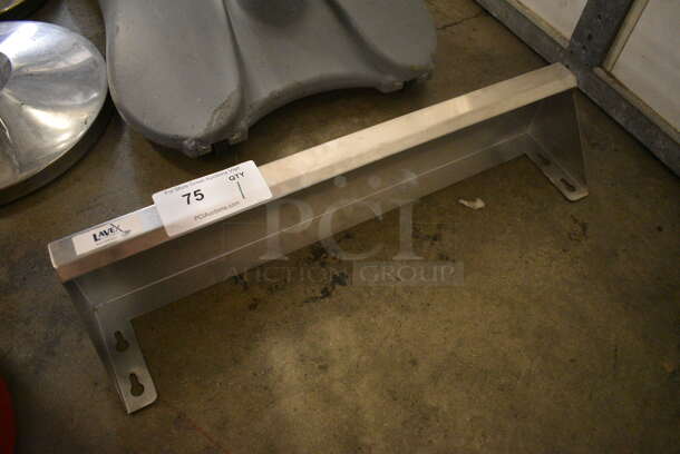 Stainless Steel Wall Mount Shelf. 24x5x5 - Image 1 of 3