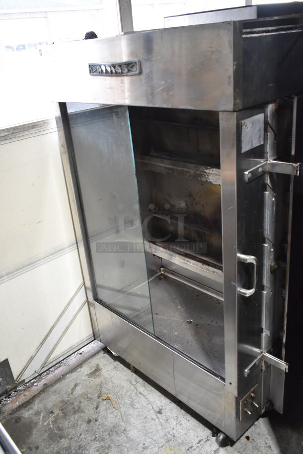 Attias Stainless Steel Commercial Gas Powered Rotisserie Oven.  - Image 1 of 4