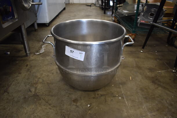 Commercial Stainless Steel 40 Quart Mixer Bowl
