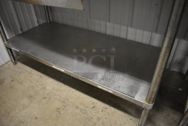 Stainless Steel Commercial Table w/ Back Splash, Drawer and Under Shelf. 60x30x40 - Image 3 of 5