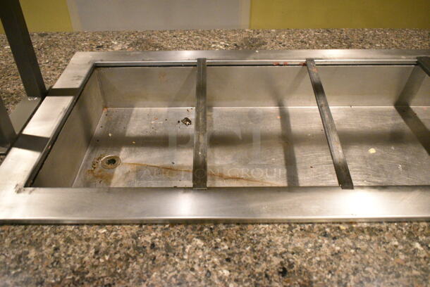 Buffet Station w/ 2 Inserts, 2 Soup Food Warmer Inserts and 2 Sneeze Guards. BUYER MUST REMOVE: Bring Tools and Manpower Needed To Remove This Item. This Unit Was In Working Condition When the Restaurant Closed. (main dining room) - Image 8 of 10
