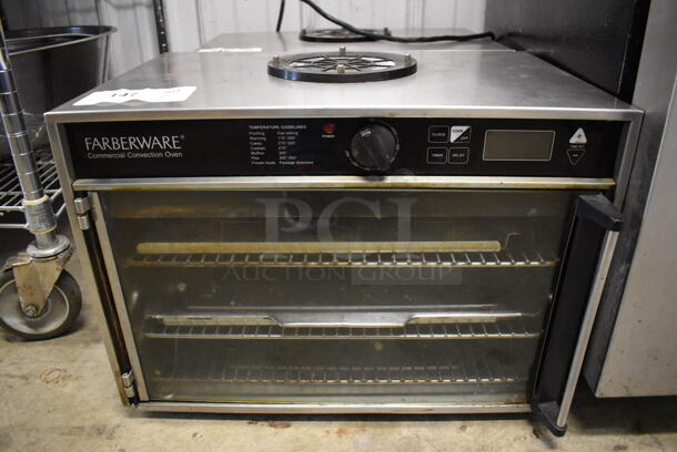 Farberware T490C Metal Commercial Countertop Turbo Convection Oven w/ Metal Racks. 115 Volts, 1 Phase. 20x13x15