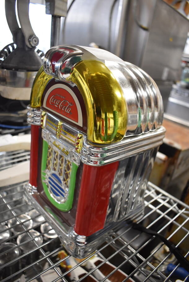 Retro Coca Cola Countertop Jukebox Cookie Jar. 7.5x7x11 - Image 2 of 3