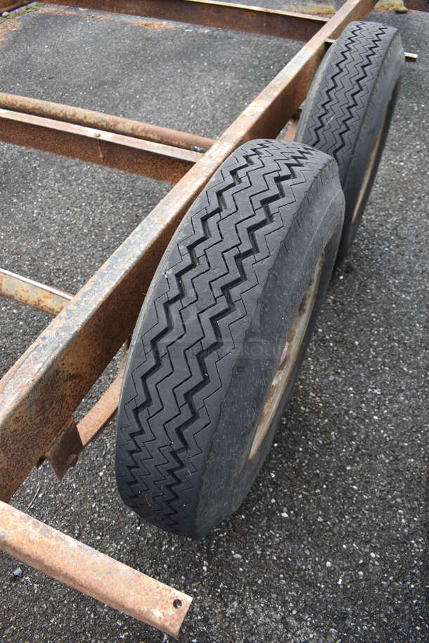 25' Metal Trailer. Does Not Have Title. 93x300x40 - Image 9 of 12