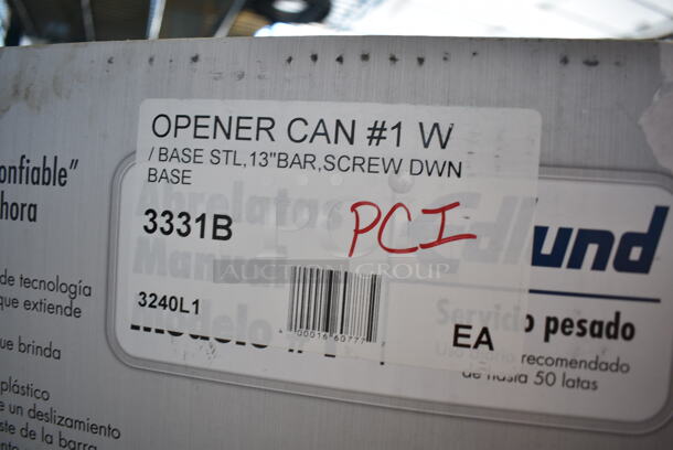 BRAND NEW SCRATCH AND DENT! Edlund 11100 #1 Old Reliable® #1® Manual Can Opener with Plated Steel Base - Image 4 of 4