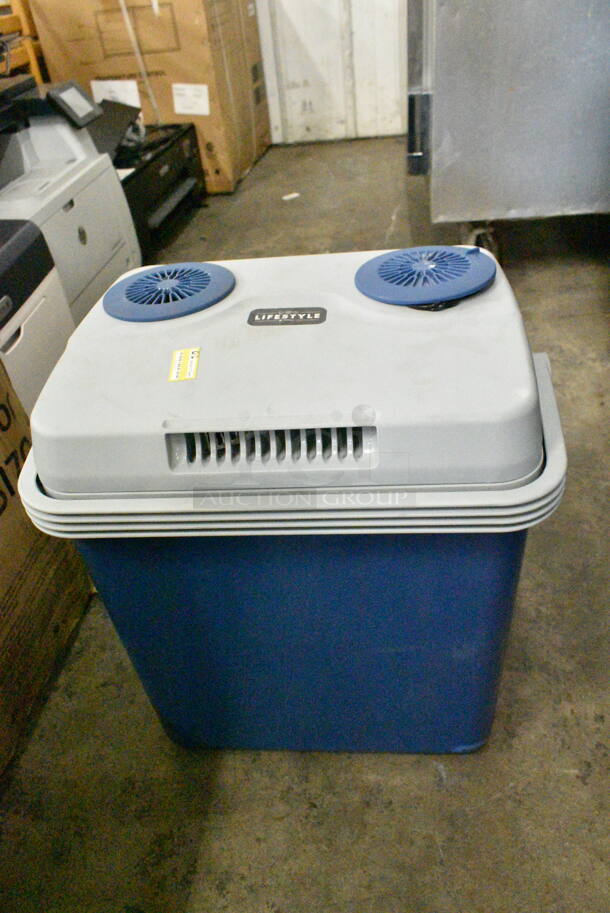 4 Various Items IN ORIGINAL BOX Including Lifestyle LS-CCW27QB Cooler and Warmer, Pyle PLHRDVD90KT Dual Headrest Monitor, Sony PS-LX310BT Bluetooth Turntable, Panasonic DP-UB9000PC1 BluRay Disc Player. 4 Times Your Bid! - Image 2 of 12