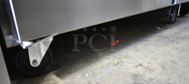 BRAND NEW! 2024 Continental RA43N Stainless Steel Commercial Undercounter Cooler on Commercial Casters. 115 Volts, 1 Phase. Tested and Working! - Image 3 of 9