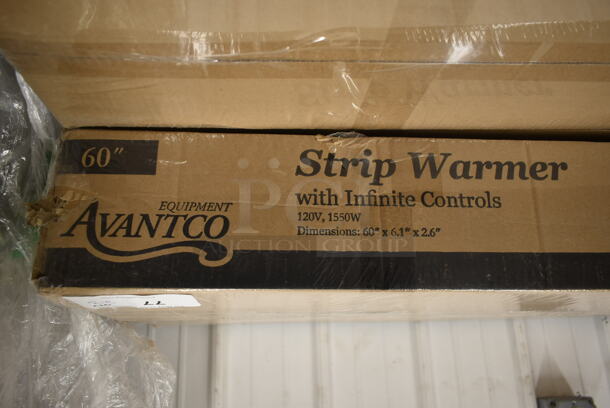 PALLET LOT of 23 BRAND NEW SCRATCH AND DENT! Avantco 177SW60INCP Stainless Steel Commercial 60" High Wattage Strip Warmer with Infinite Controls. Stock Picture Used as Gallery. 23 Times Your Bid! - Image 3 of 5