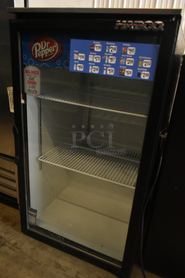 Habco OC6 Metal Commercial Single Door Mini Cooler Merchandiser w/ Poly Coated Racks. 115 Volts, 1 Phase. Tested and Working! - Image 2 of 4