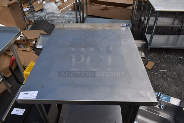 Stainless Steel Table w/ Under Shelf on Commercial Casters. - Image 2 of 4