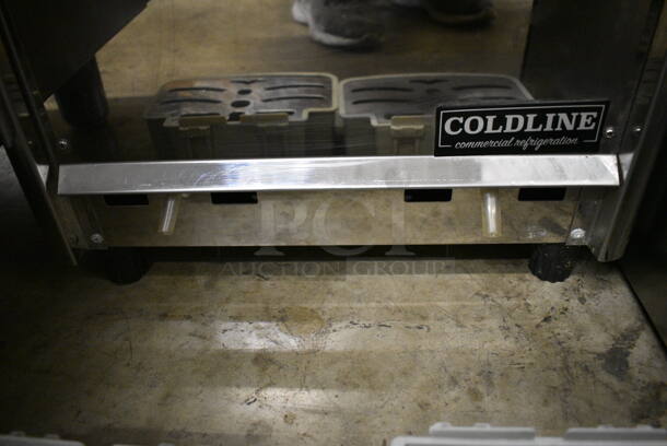 Coldline Stainless Steel Commercial Countertop 2 Hopper Refrigerated Beverage Machine. 17x18x26. Tested and Working! - Image 7 of 7