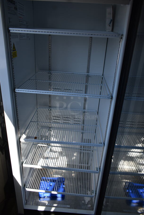 2019 Habco SE18HC Metal Commercial Single Door Reach In Cooler Merchandiser w/ Poly Coated Racks. 115 Volts, 1 Phase. Tested and Working! - Image 3 of 4