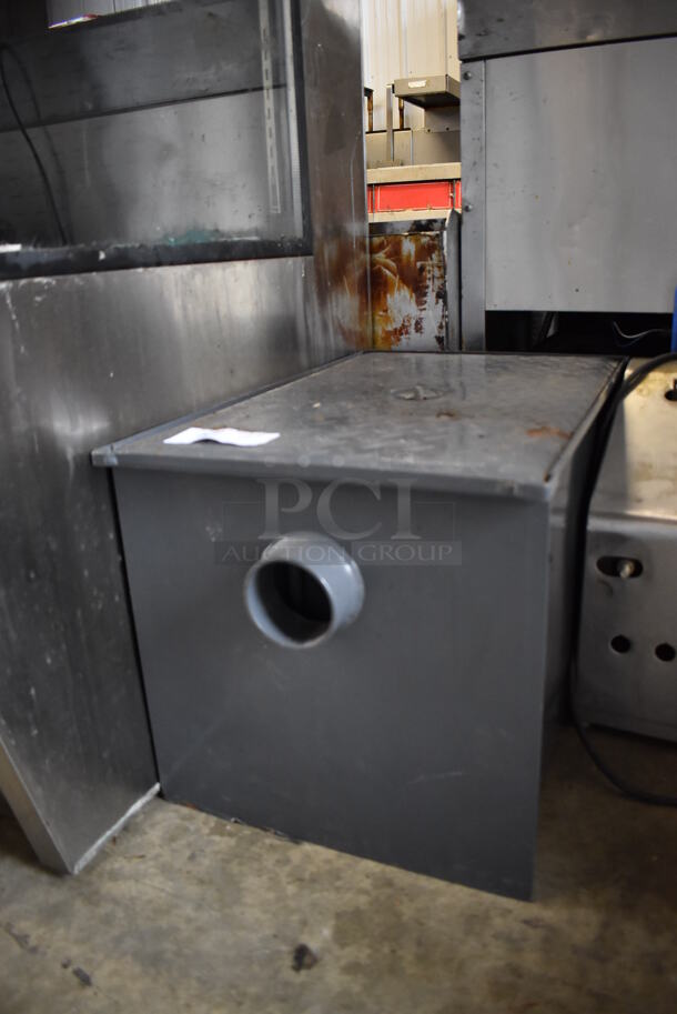 Gray Metal Grease Trap. 17x27x17 - Image 3 of 4