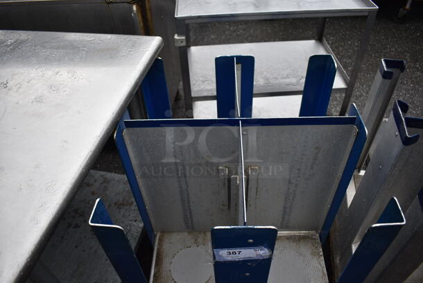 Metal Commercial Dish Cart on Commercial Casters. 22x22x32 - Image 2 of 5