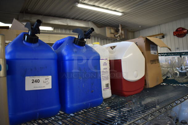 ALL ONE MONEY! Tier Lot of Various Items Including Gas Cans and Igloo Cooler - Image 3 of 9