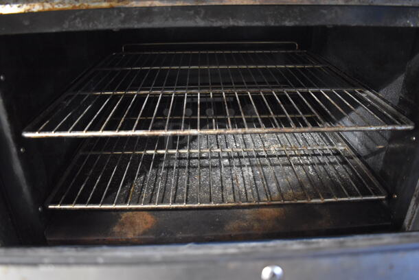 Cook Rite Stainless Steel Commercial Natural Gas Powered 10 Burner Range w/ 2 Ovens, Over Shelf and Back Splash on Commercial Casters. 60x32x58 - Image 6 of 7