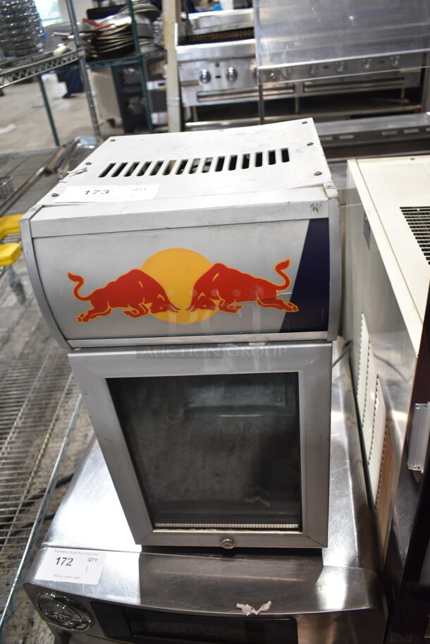 Red Bull RBI-BC2 Metal Mini Cooler Merchandiser. 115 Volts, 1 Phase. Tested and Powers On But Does Not Get Cold - Image 1 of 4